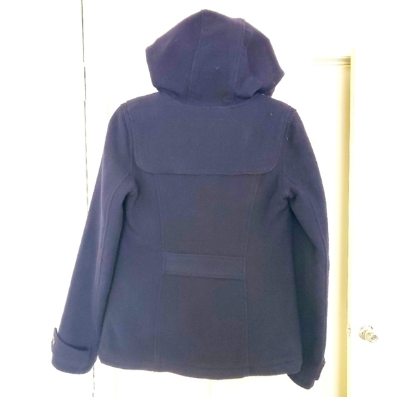 HOLLISTER | Navy Blue Toggle Coat - Picture 2 of 5